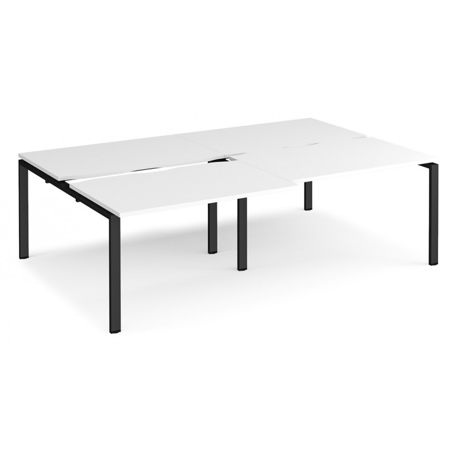 Adapt 1600mm Deep Sliding Top Double Back to Back Bench Desk